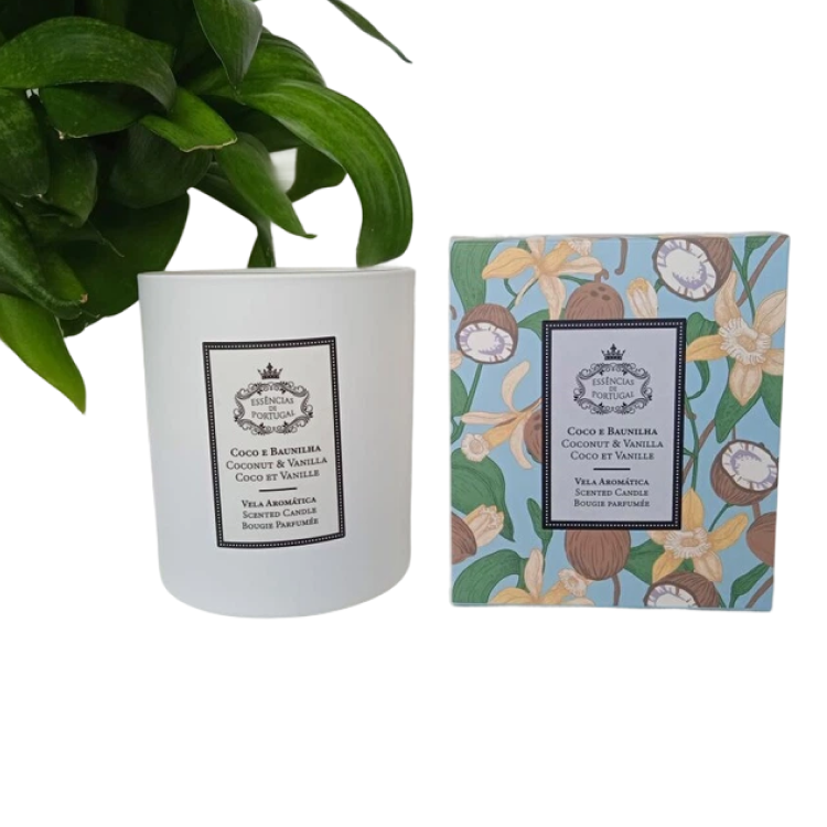 NATURA COCONUT AND VANILLA CANDLE 180GR