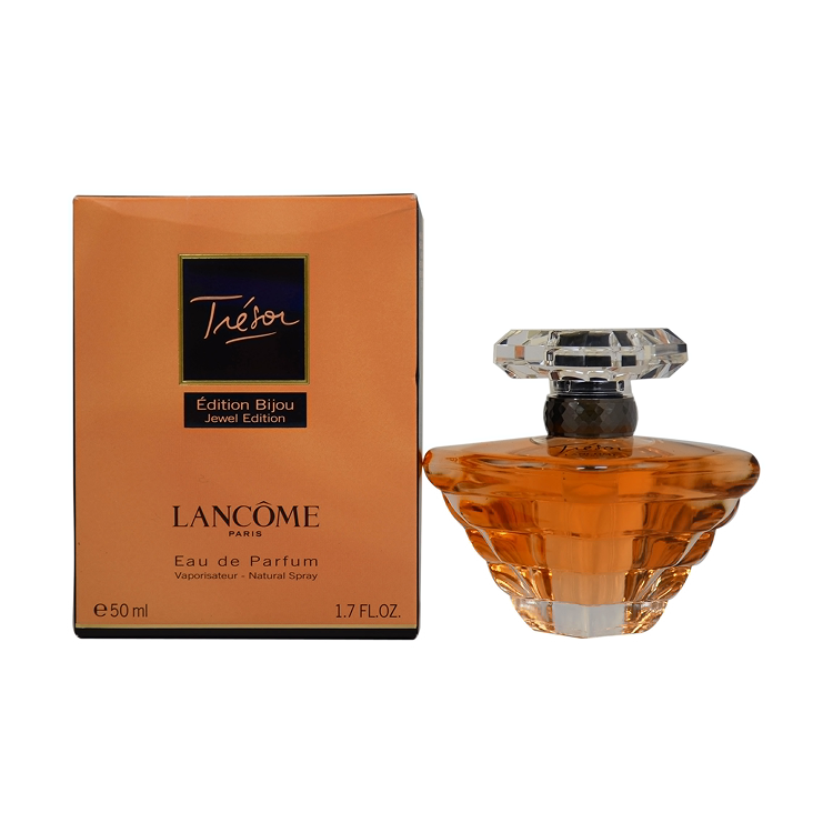TRESOR EDP SPRAY 50ML WITH FACETED BLACK RING