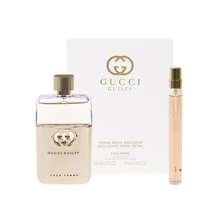 GUCCI GUILTY FEMME SET: EDP SPRAY 90ML & EDP SPRAY 10ML