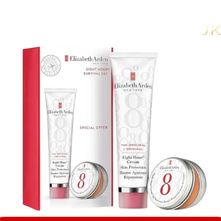 ARDEN 8 HOUR SET: LIP PROTECTANT BALM 13ML +  ORIGINAL SKIN PROTECTANT CREAM 50ML