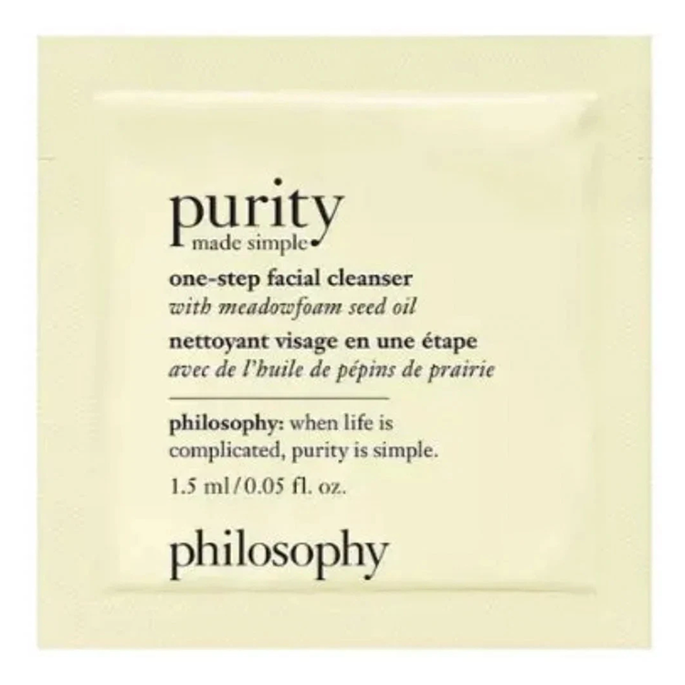 PHILOSOPHY PURITY MADE SIMPLE ONE STEP FACIAL CLEANSER 1.5ML