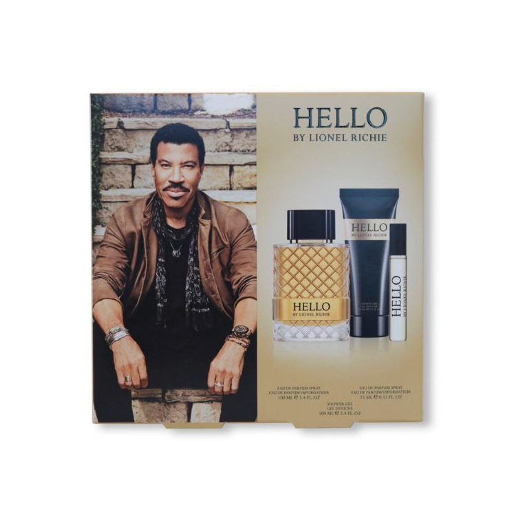 HELLO 100ML EDP + 100ML SHOWER GEL + 15ML TS  MENS GIFT SET