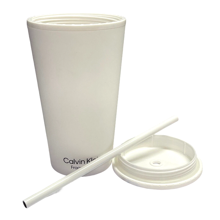 CK MEDIUM CUP WITH METAL STRAW