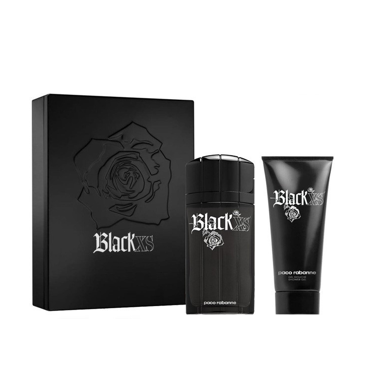 BLACK XS HOMME EDT SPRAY 100ML & SHOWER GEL 100ML