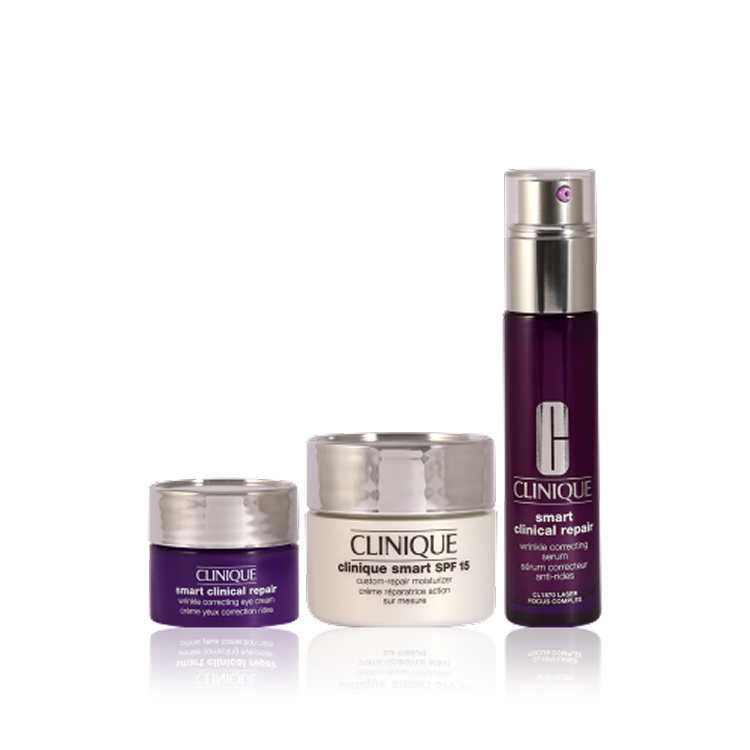 CLINIQUE SMART SET: SERUM 30ML + SMART SPF15 15ML+ EYE CREAM 5ML