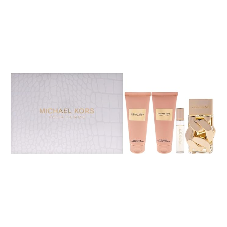 MICHAEL KORS FEMME SET: EDP 100ML + BODY LOTION 100ML +  SHOWER GEL 100ML + EDP 10ML
