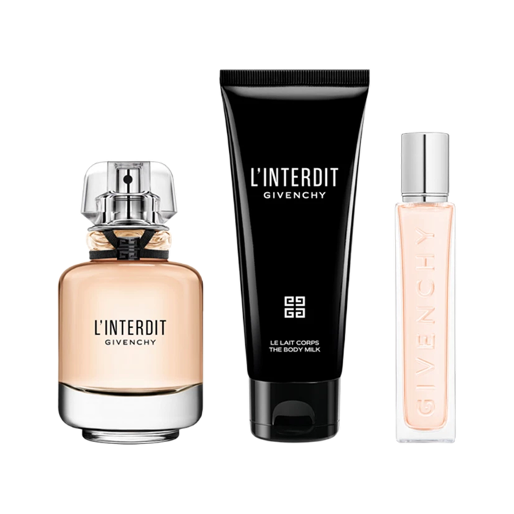 GIVENCHY L'INTERDIT SET: EDP 50ML + BODY LOTION 75ML+ EDP 12.5ML
