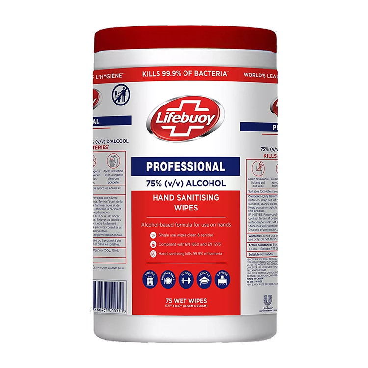 LIFEBUOY 75'S HAND WIPES PROFESSIONAL