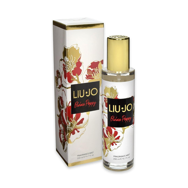 LIU JO DIVINE POPPY MIST SPRAY 200ML - GLASS BOTTLE + BOXED
