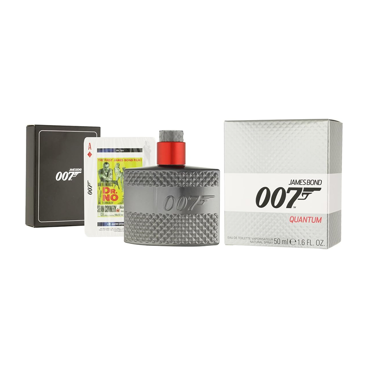 QUANTUM EDT SPRAY 50ML & PLAYING CARDS
