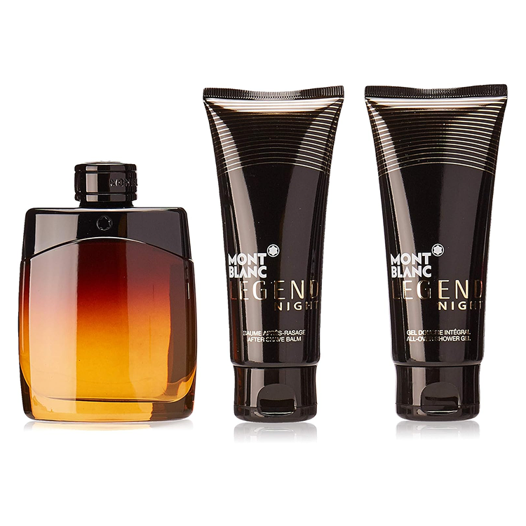 LEGEND NIGHT SET EDP 100ML, AFTERSHAVE BALM 100ML  & SHOWERGEL 100ML