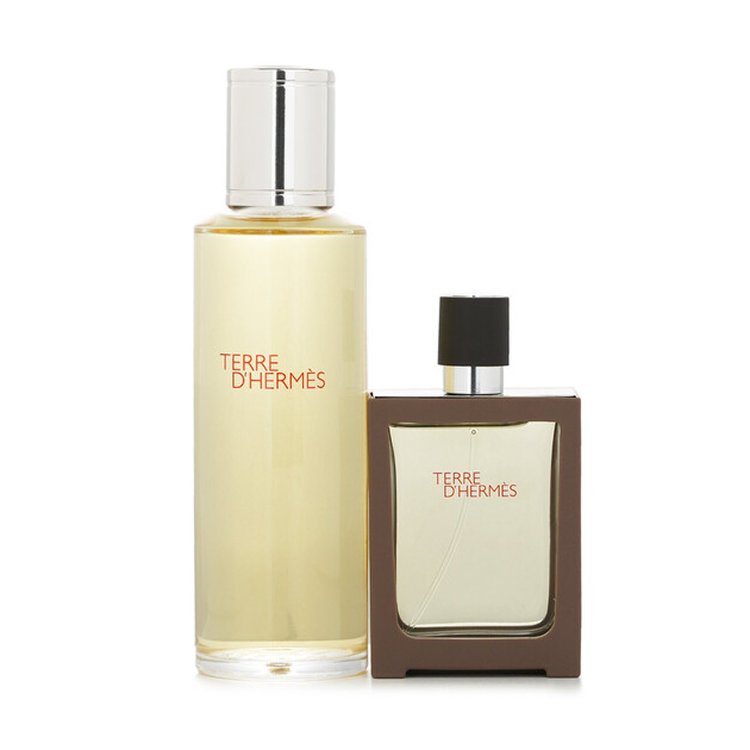 HERMES TERRE D'HERMES SET: EDT SPRAY 30ML + 125ML REFILL