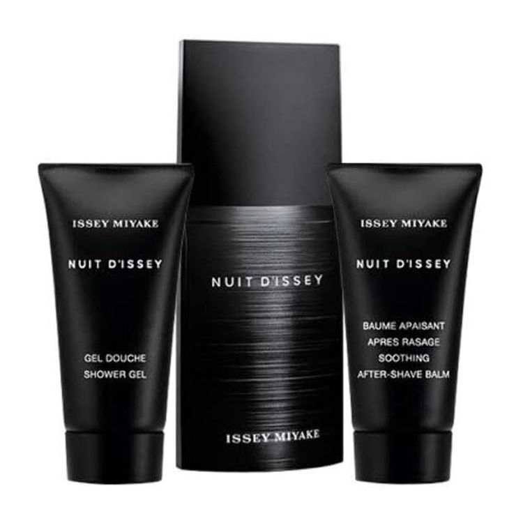 NUIT D'ISSEY EDT 75ML, SG   50ML & AFTERSHAVE BALM 50MLBAR