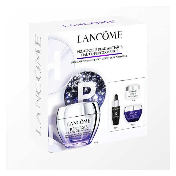 LANCOME SET: RENERGIE MULTILIFT ULTRA DAY CREAM 50ML + GENEFIQUE SERUM 10ML + RENERGIE MULTILIFT  NIGHT CREAM 15ML + ULTRA NIGHT CREAM 5ML