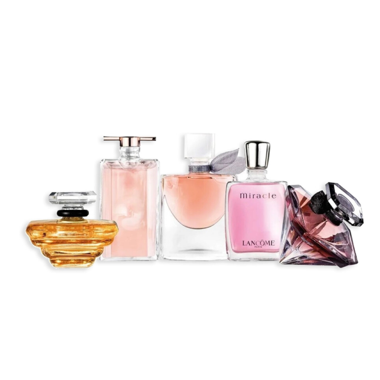 LANCOME MINI SET: -IDOLE EDP 5ML + LA VIE EST BELLE EDP 4ML + TRESOR EDP 5ML + MIRACLE EDP 5ML + NUIT TRESOR 5ML