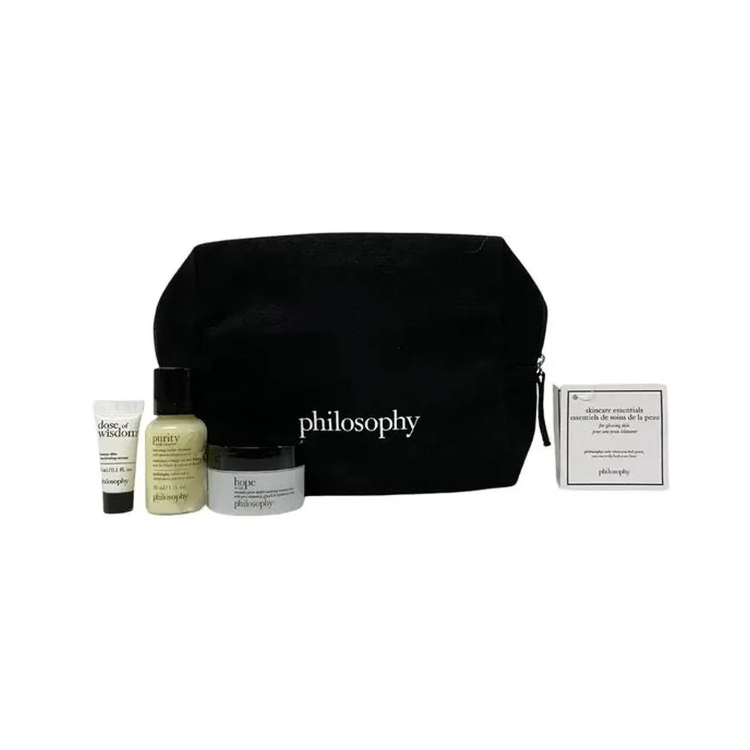 PHILOSOPHY CLEANSER SET: 1 x FACIAL CLEANSER 30ML / 1 x DAY CREAM 15ML + 1 x SKIN SERUM 3ML