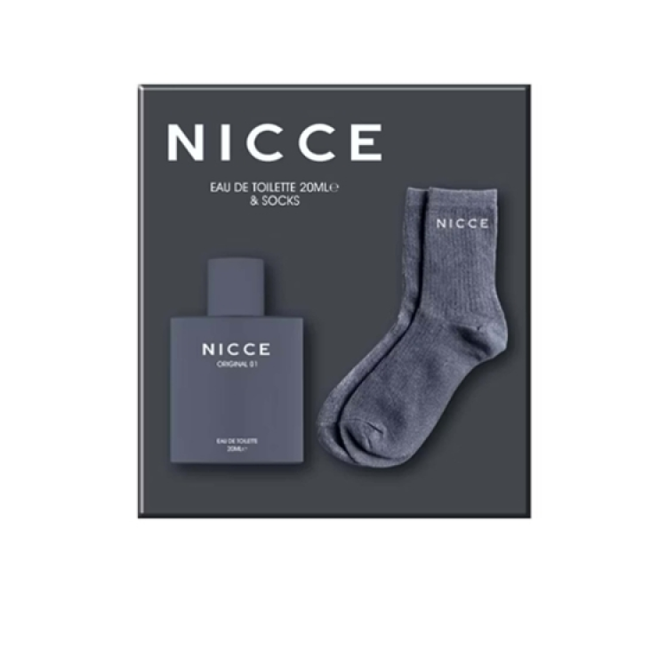 NICCE 20ML EAU DE TOILETTE PRINTED SOCKS