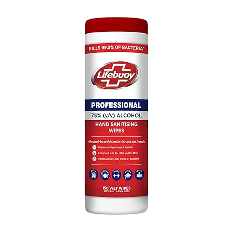LIFEBUOY 150'S HAND WIPES PROFESSIONAL