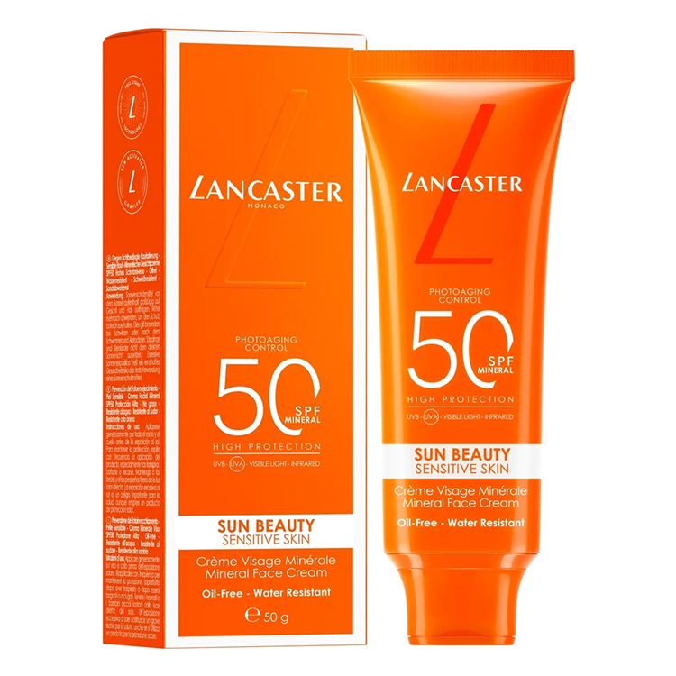 LANCASTER SUN BEAUTY MINERAL FACIAL CREAM SPF50 50G