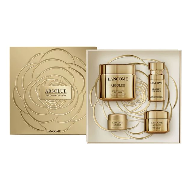 LANCOME ABSOLUE SET: SOFT CREAM 60ML + RICH CREAM 15ML + SERUM STAR 5ML + EYE CREAM 5ML