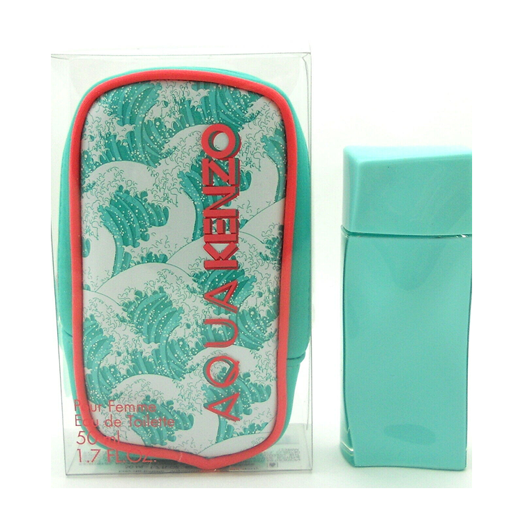 KENZO AQUA POUR HOMME EDT SPRAY 50ML + POUCH