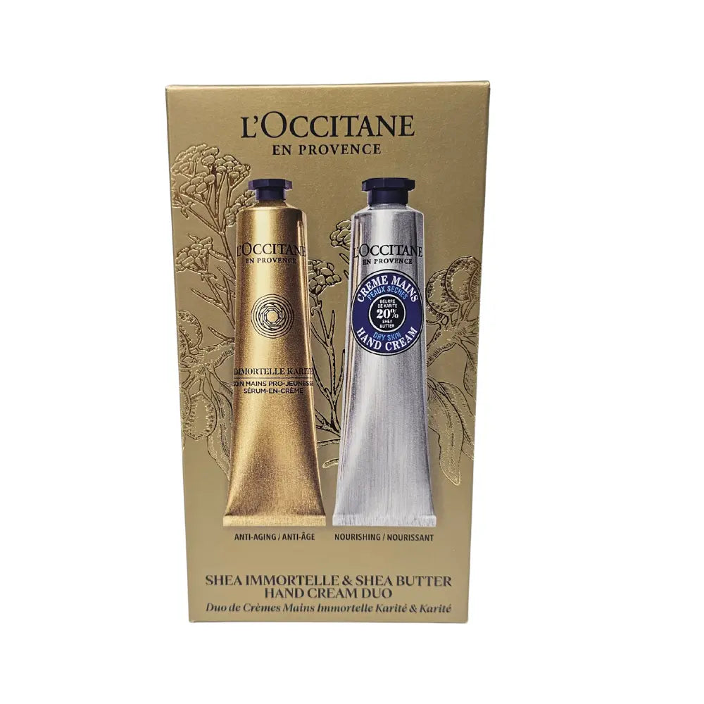 LOCCITANE SET: YOUTH HAND CREAM 75ML + SHEA BUTTER HAND CREAM 75ML