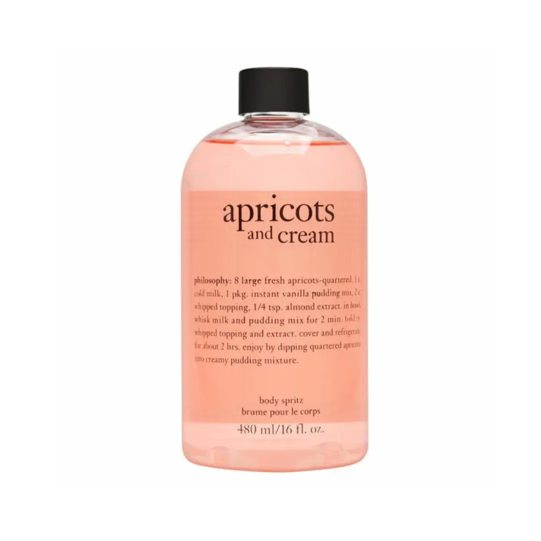 PHILOSOPHY APRICOTS + CREAM BODY SPRITZ 480ML
