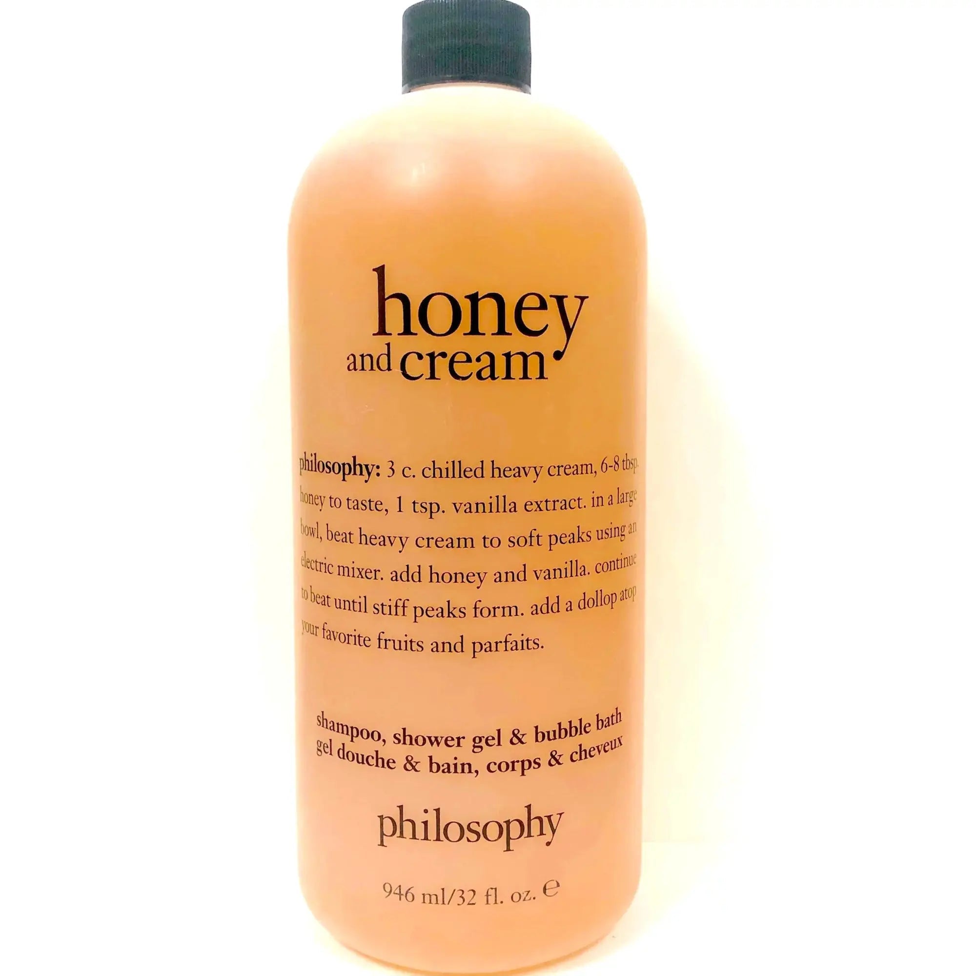 PHILOSOPHY HONEY + CREAM SHAMPOO/SHOWER GEL/BUBBLE BATH DUO - 2 X 1,920ML - WITH PUMPS