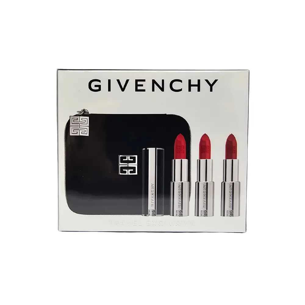 GIVENCHY LIPSTICK SET: N306 LIPSTICK + N333 LIPSTICK + POUCH