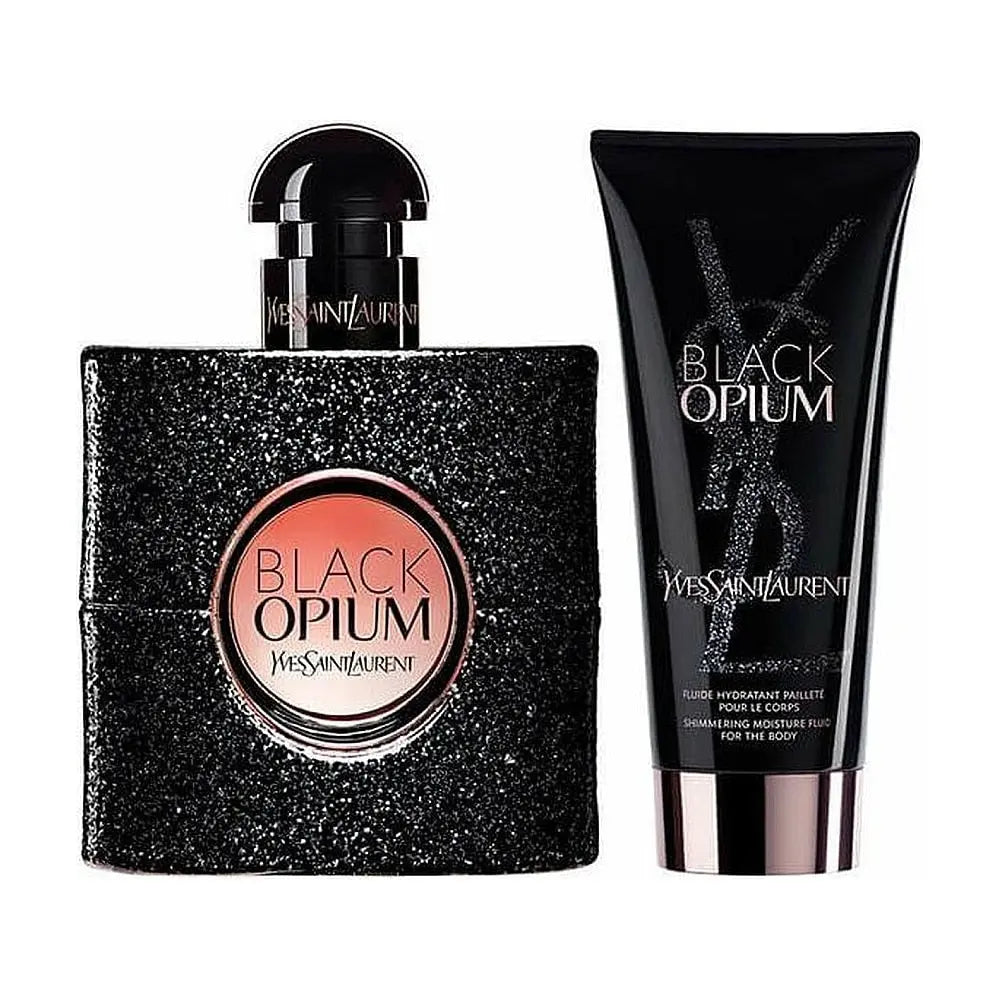 YSL BLACK OPIUM SET: EDP SPRAY 50ML + BL 50ML