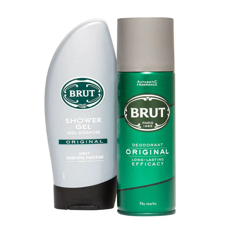 BRUT DEO 200ML AND SHOWER GEL 250ML