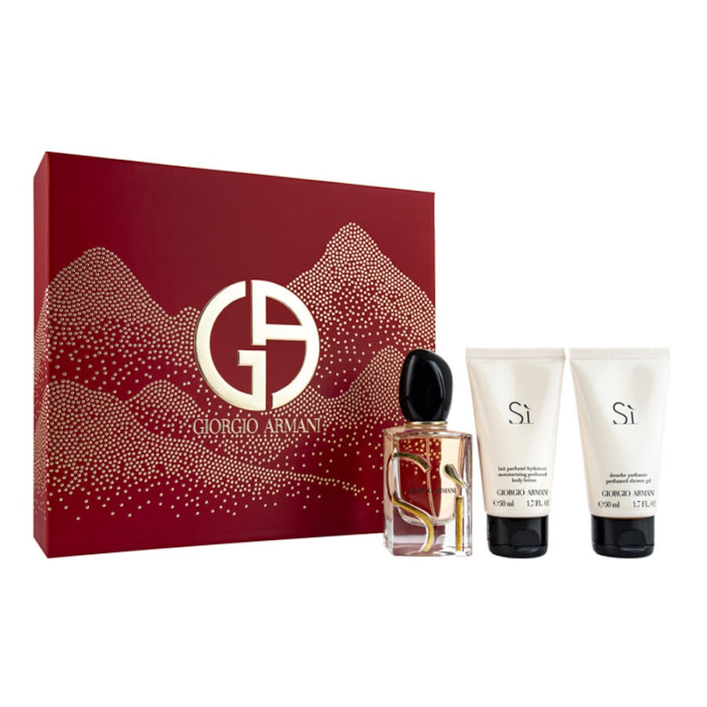 ARMANI SI FEMME SET: EDP SPRAY 50ML + BODY LOTION 50ML +  SHOWER GEL 50ML