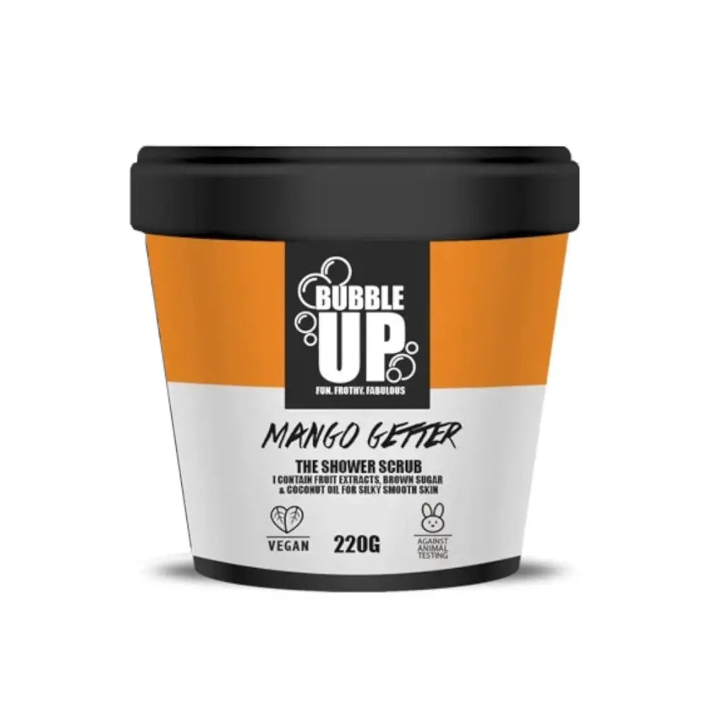 BUBBLE UP 6 X SHOWER SCRUB - MANGO GETTER