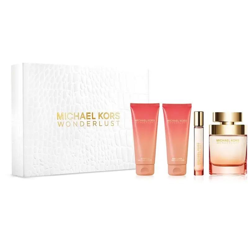 MICHAEL KORS GORGEOUS SET: EDP 100ML + BODY LOTION 100ML + SHOWER GEL 100ML + EDP 10ML