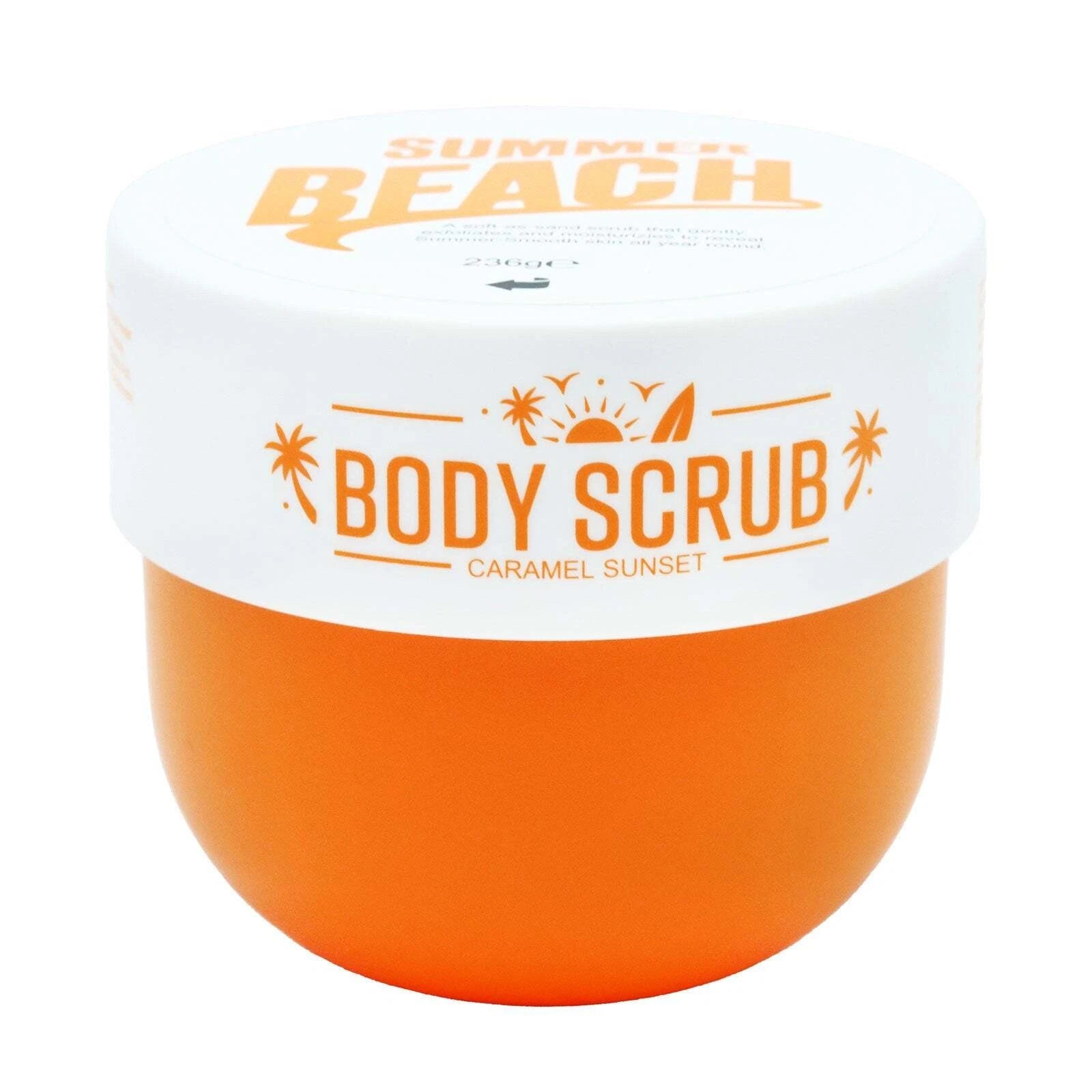 SUMMER BEACH 236G BODY SCRUB IN CARAMEL SUNSET