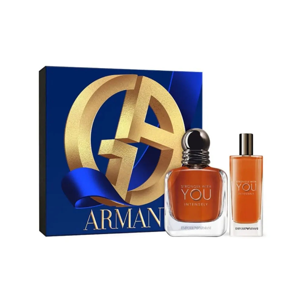 ARMANI EMPORIO STRONGER WITH YOU SET: EDP INTENSE 100ML +  EDP INTENSE 15ML