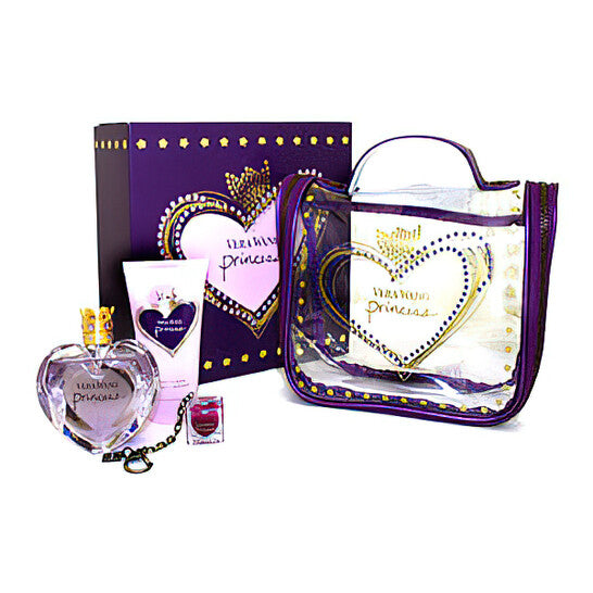 PRINCESS EDT 100ML, EDT 10ML ROLLERBALL, BL 75ML & LIPGLOSS