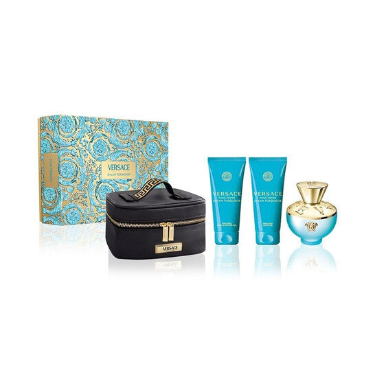 VERSACE DYLAN SET: EDT 100ML SPRAY + BODY LOTION 100ML +  SHOWER GEL 100ML